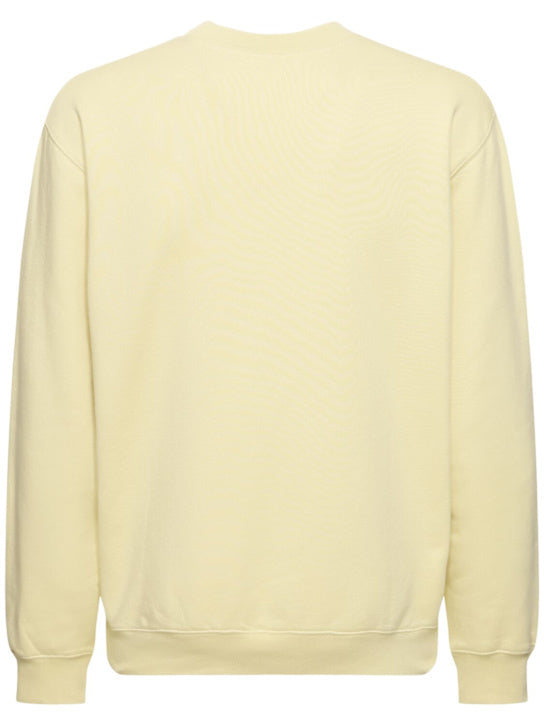 JACQUEMUS Sweatshirt aus Baumwolljersey Gelb