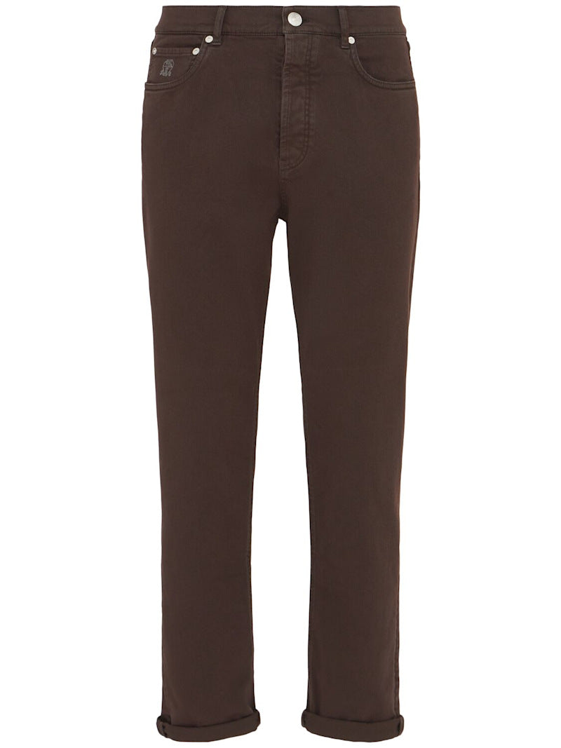 Brunello Cucinelli Jeans aus Stretch-Baumwolldenim