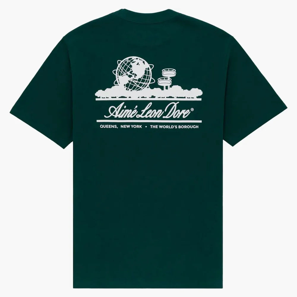 Aime Leon Dore Unisphere Short-Sleeve Tee Green
