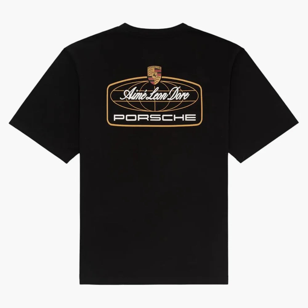 Aime Leon Dore x Porsche 993 Turbo Racing Tee Jet Black