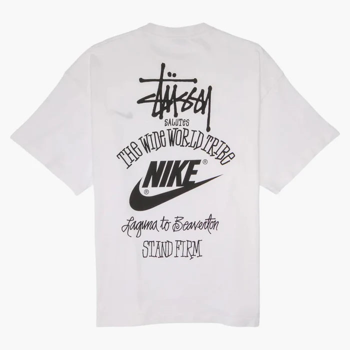 Nike x Stussy The Wide World Tribe T-Shirt White