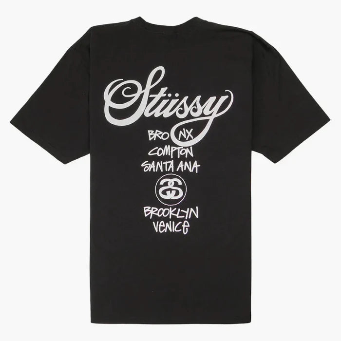 Stussy World Tour T-shirt Black