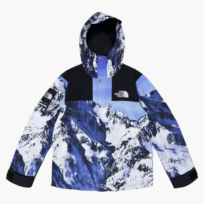 Supreme The North Face Mountain Parka Blue/White