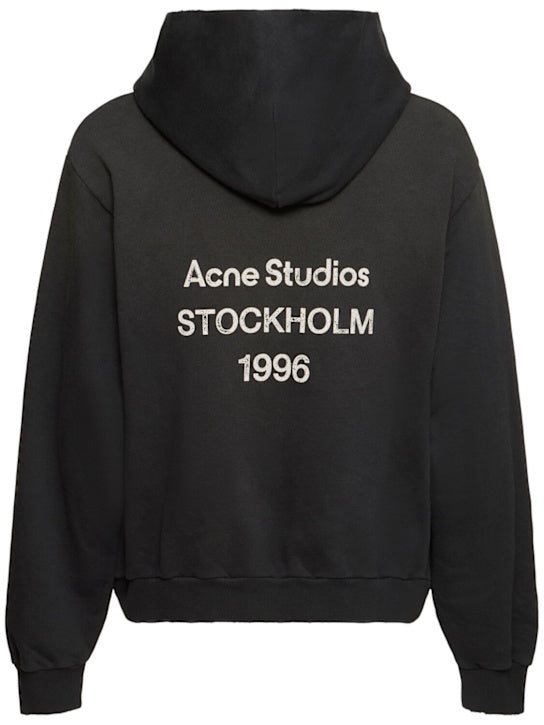 ACNE STUDIOS Hoodie aus Baumwolle mit Logodruck