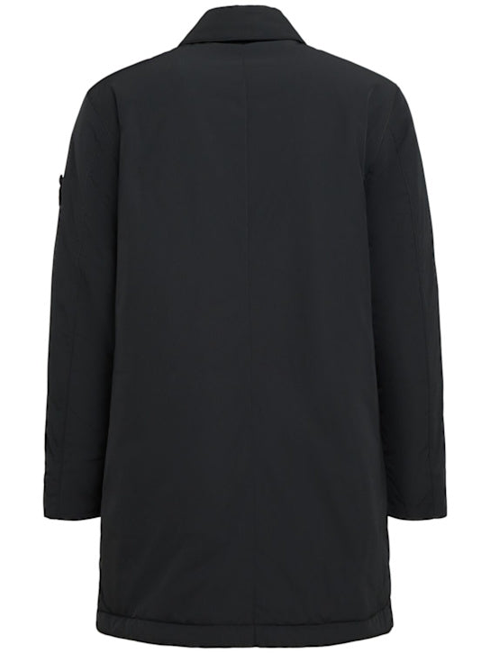 STONE ISLAND Langer Mantel aus Mikrotwill