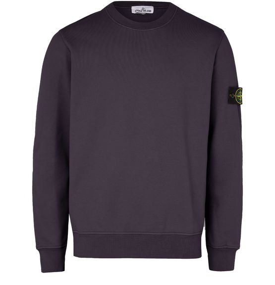 STONE ISLAND Sweatshirt mit Logoaufnäher Ink