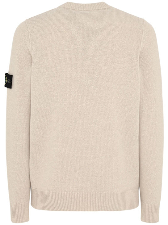 STONE ISLAND Pullover aus Wollmischung Sand