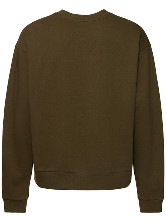 MARNI Sweatshirt mit Logo Olive