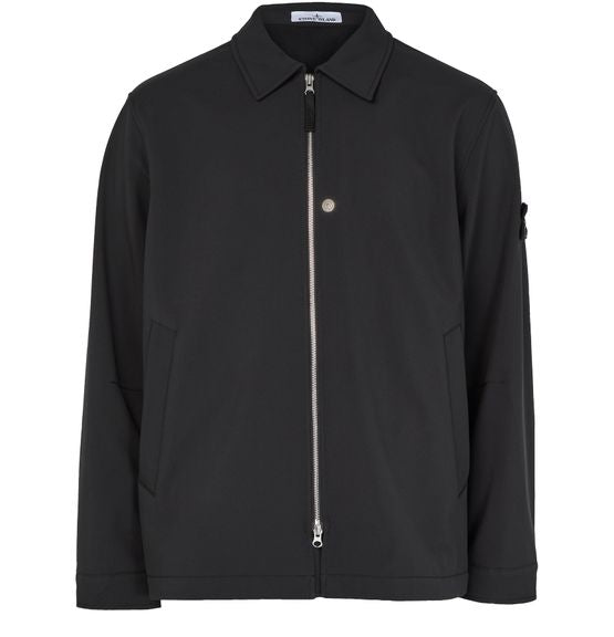 STONE ISLAND Jacke mit Logoaufnäher
