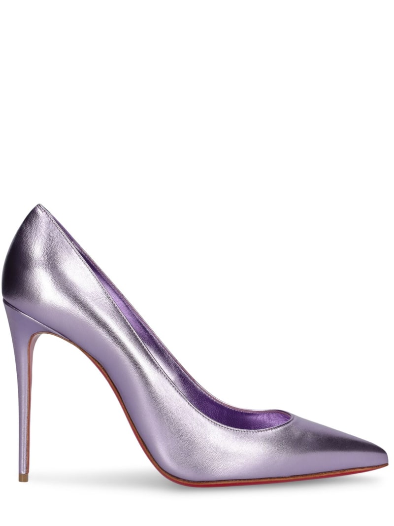 Christian Louboutin 100mm hohe, lainierte Lederpumps Kate