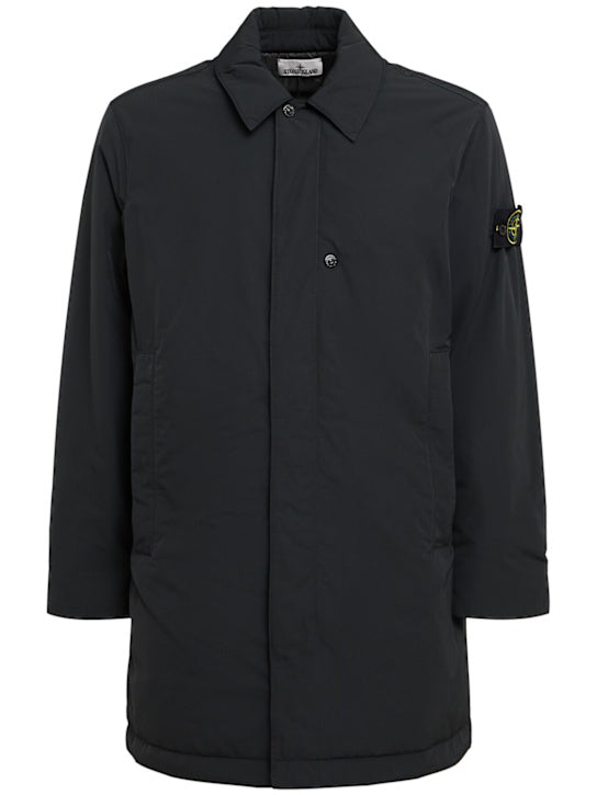 STONE ISLAND Langer Mantel aus Mikrotwill