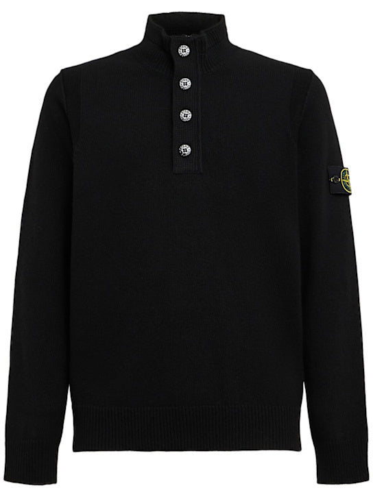STONE ISLAND Polo aus Wollgemisch