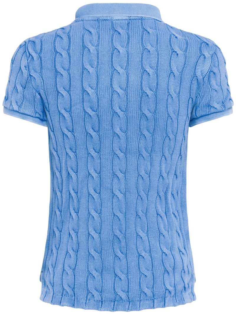 Polo Ralph Lauren Polohemd aus Baumwolle mit Logo Blau