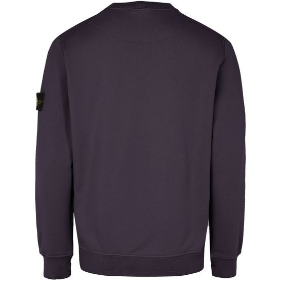 STONE ISLAND Sweatshirt mit Logoaufnäher Ink
