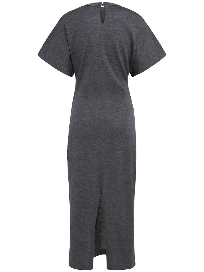 Brunello Cucinelli Midikleid aus Wolle