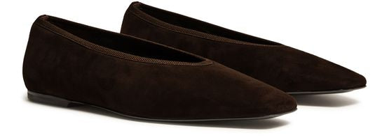 TOTEME Ballerinas Minimalist aus Wildleder