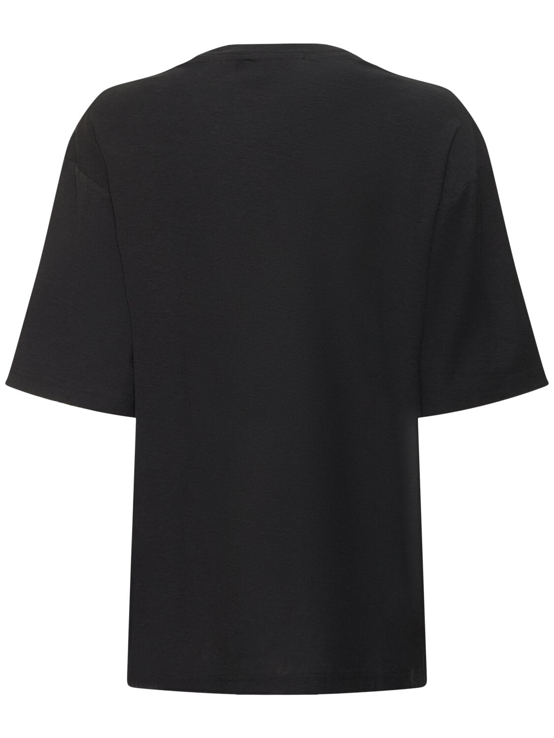 Acne Studios T-Shirt aus Baumwollmischung Schwarz