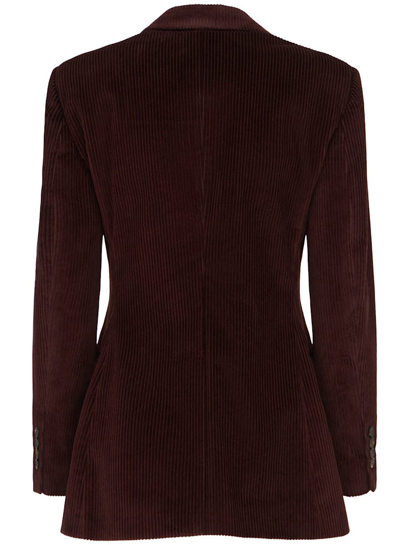 Brunello Cucinelli Zweireihiger Kordblazer