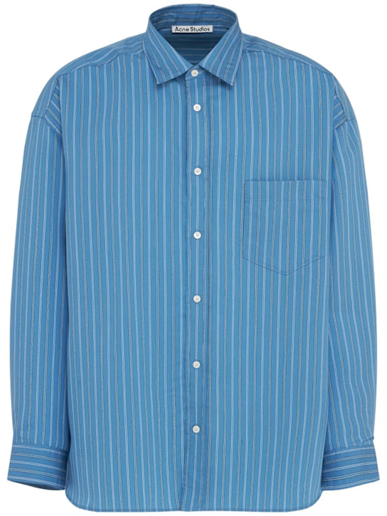 ACNE STUDIOS Lyocell-Hemd mit Streifen