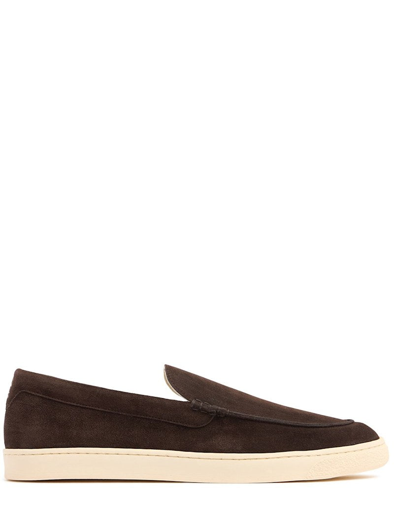 Brunello Cucinelli Loafer aus Wildleder Braun