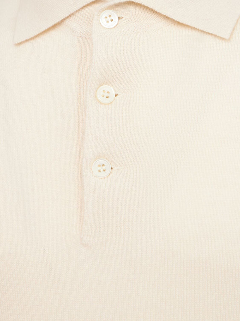 Brunello Cucinelli Polohemd aus Kaschmirstrick