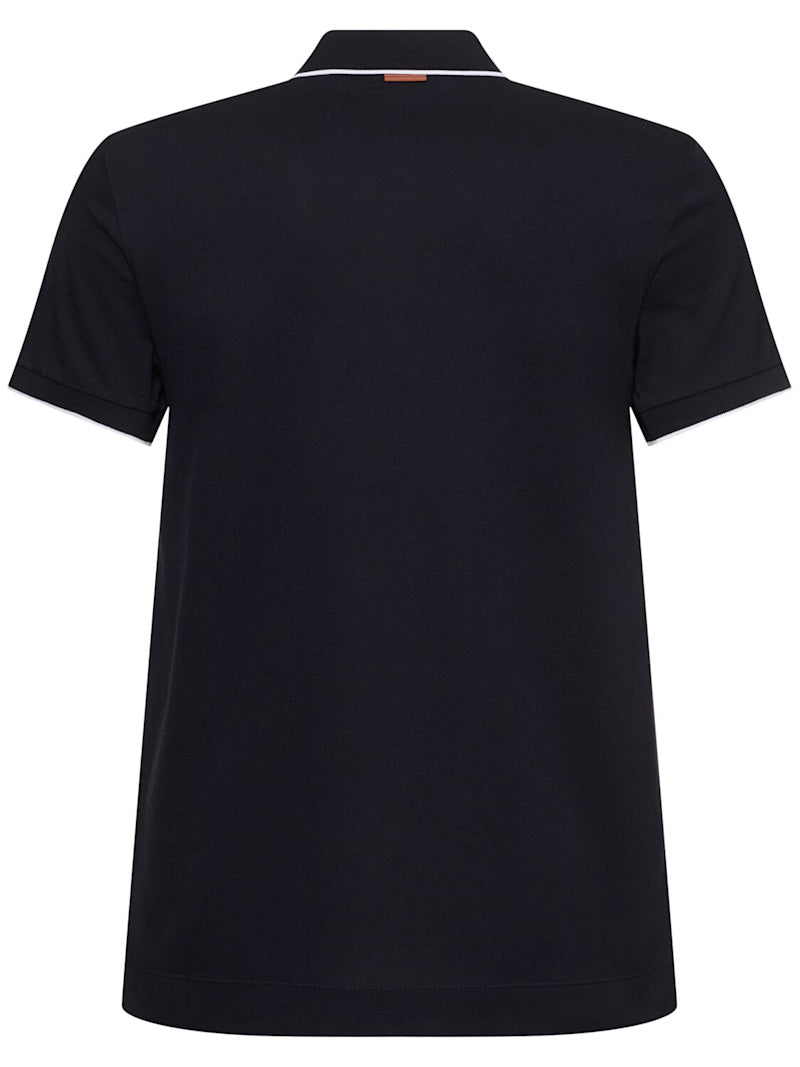 Zegna navy polo